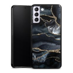 Aspetto glitter oro marmo scuro