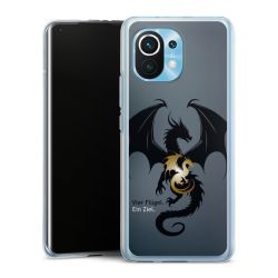 Silikonskal genomskinlig