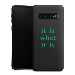 Silicone Premium Case Black Matt