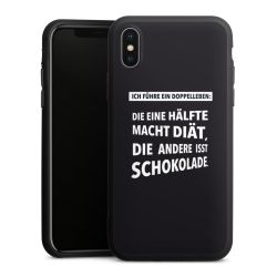 Silikon Premium Case  mattschwarz