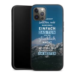 Silikon Premium Case  mattschwarz