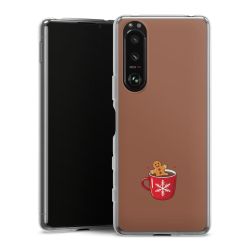 Silikonskal genomskinlig