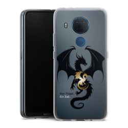 Silikonskal genomskinlig