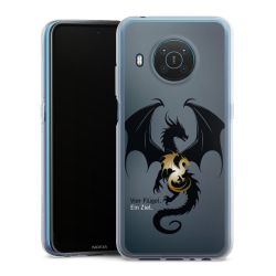 Silikonskal genomskinlig