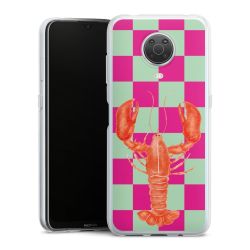 Silikonskal genomskinlig