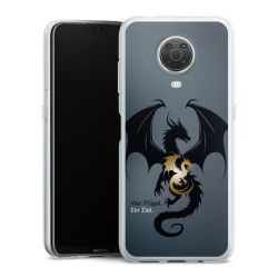 Silikonskal genomskinlig