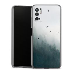 Silikonskal genomskinlig