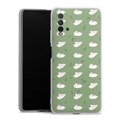 Silikonskal genomskinlig