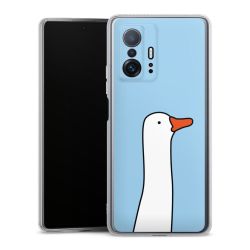 Silikonskal genomskinlig