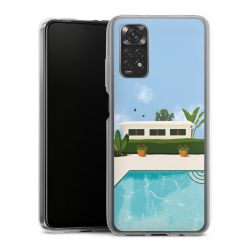 Silikonskal genomskinlig