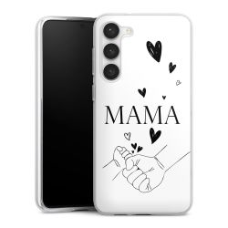 Silikonskal genomskinlig