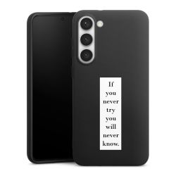 Silicone Premium Case Black Matt