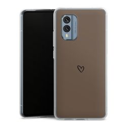 Silikonskal genomskinlig