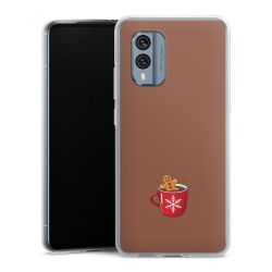 Silikonskal genomskinlig