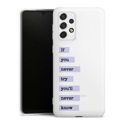 Silikon Premium Case mattweiss