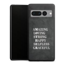 Silicone Premium Case  black-matt