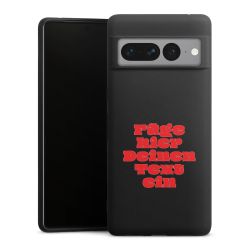 Silikon Premium Case  mattschwarz