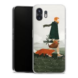 Silikonskal genomskinlig