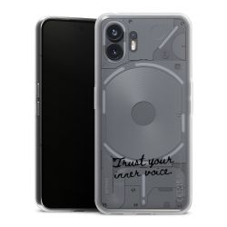 Silikonskal genomskinlig