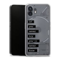 Silikonskal genomskinlig