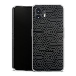 Silikonskal genomskinlig