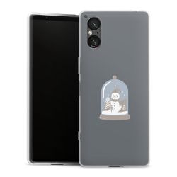 Silikonskal genomskinlig