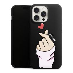 Silikon Premium Case  mattschwarz