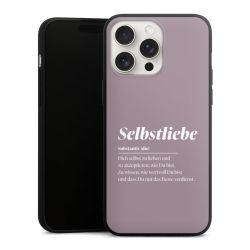 Silikon Premium Case  mattschwarz