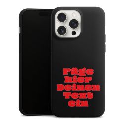 Silikon Premium Case  mattschwarz