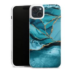 Eisblaue Marmor Landschaft