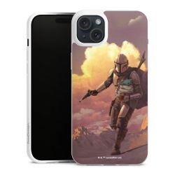 Der Mandalorianer und Grogu Sonnenguntergang Wolken