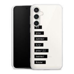 Silikonskal genomskinlig