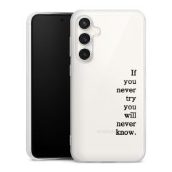 Silikonskal genomskinlig