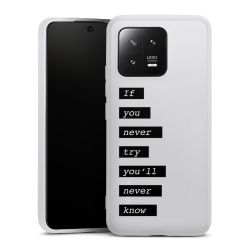 Silikon Premium Case mattweiss