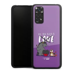 Silikon Premium Case  mattschwarz