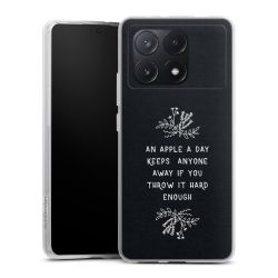 Silikonskal genomskinlig