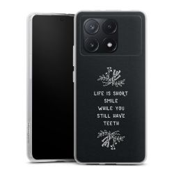 Silikonskal genomskinlig