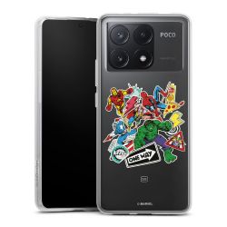 Silikonskal genomskinlig