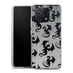 Silikonskal genomskinlig