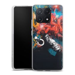 Silikonskal genomskinlig