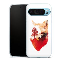 Silikonskal genomskinlig