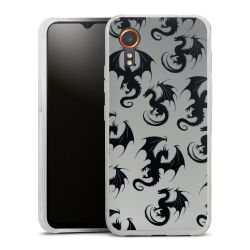 Silikonskal genomskinlig