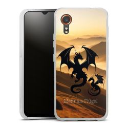 Silikonskal genomskinlig