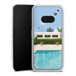 Silikonskal genomskinlig