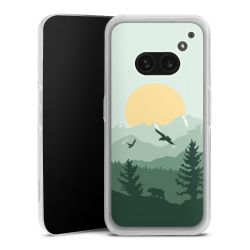 Silikonskal genomskinlig