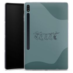 Surfplattor Silikonskal Case Genomskinlig