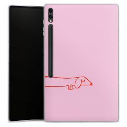 Surfplattor Silikonskal Case Genomskinlig