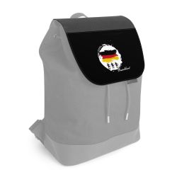 Wechselklappe für Rucksack schwarz