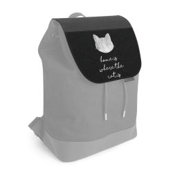 Flap for Backpack black