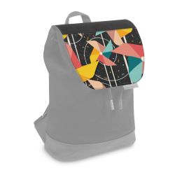 Flap for backpack small black